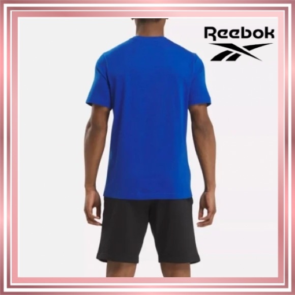 REEBOK Identity Big Stacked Logo T-Shirt - Picture 2 of 5